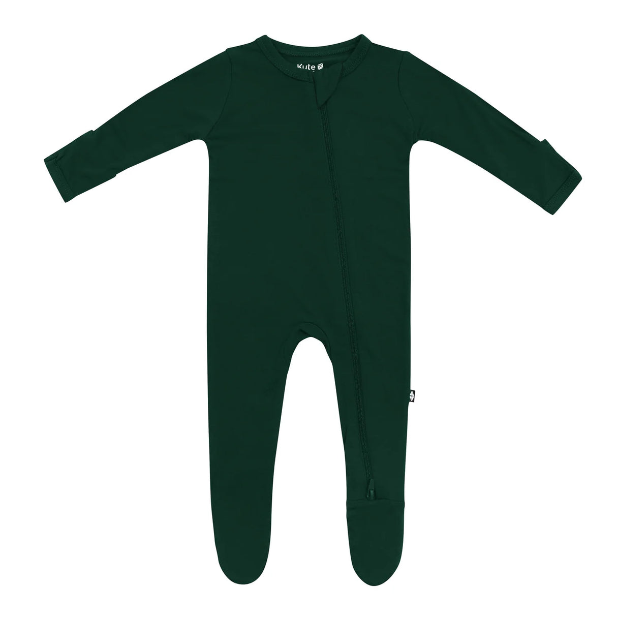 Kyte Baby Zippered Footie - Evergreen