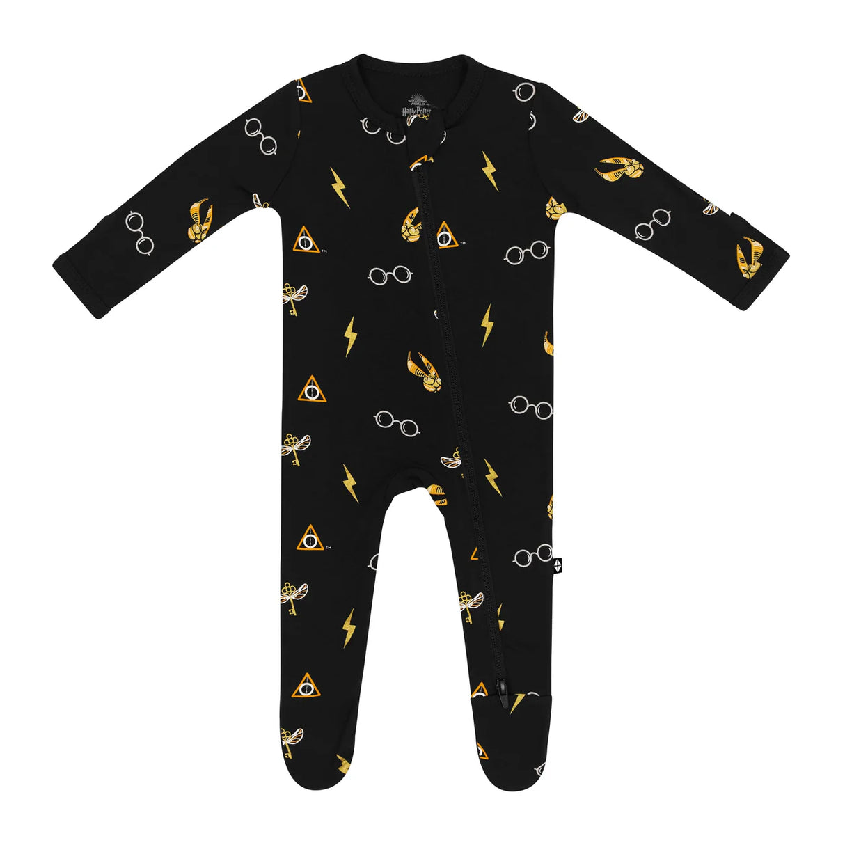 Kyte Baby Zippered Footie - Midnight Icon