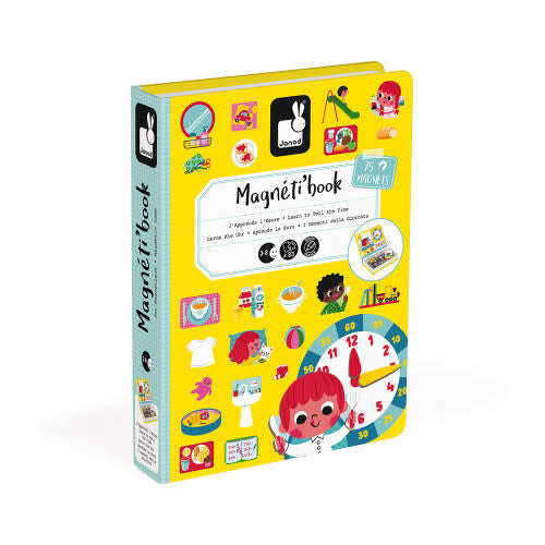 Janod Magnéti'Book - Learn to Tell Time