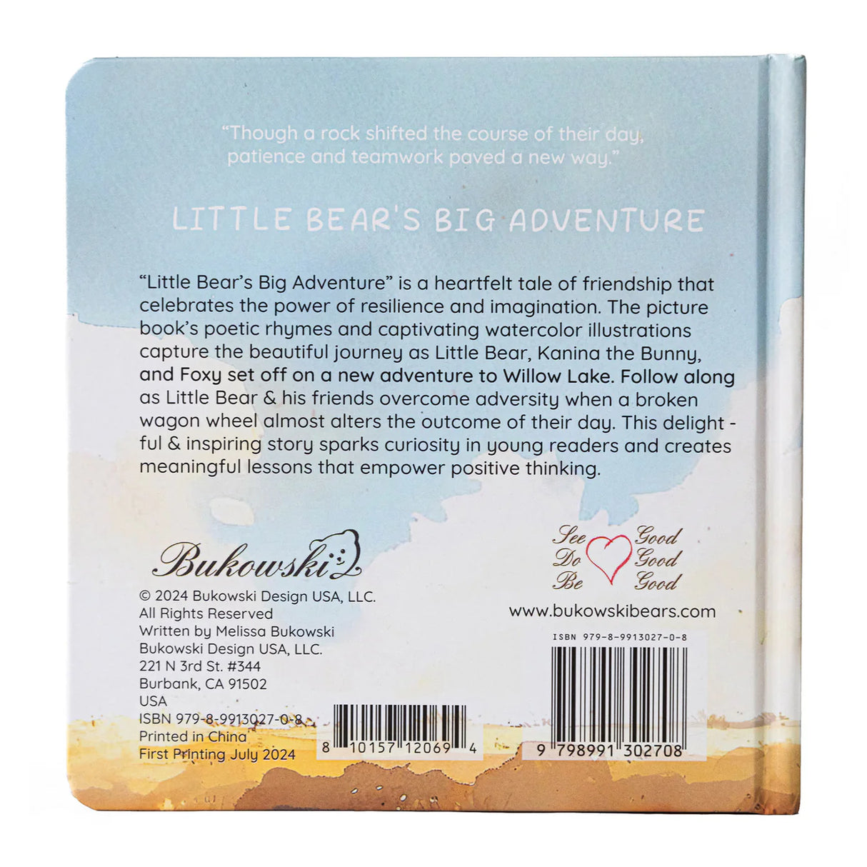 Bukowski Little Bear's Big Adventure Board Book