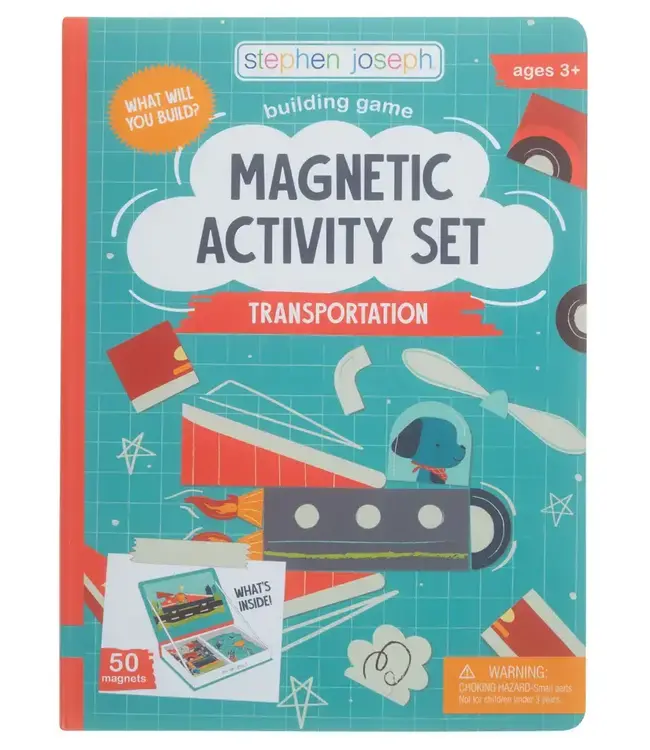 Stephen Joseph Magnetic Activity Set - Transportation
