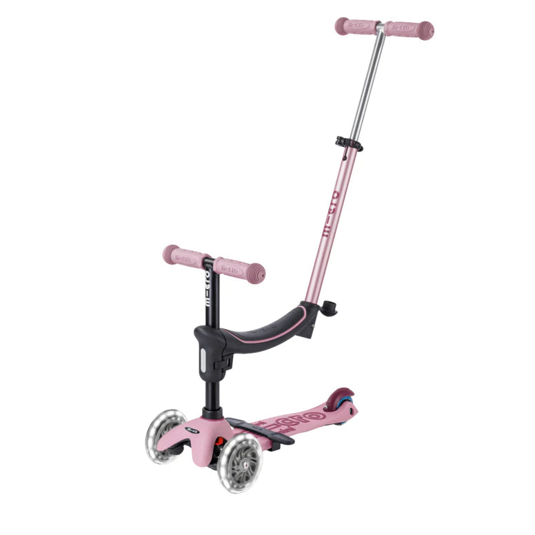 Micro Rock & Go LED Scooter - Dusty Rose