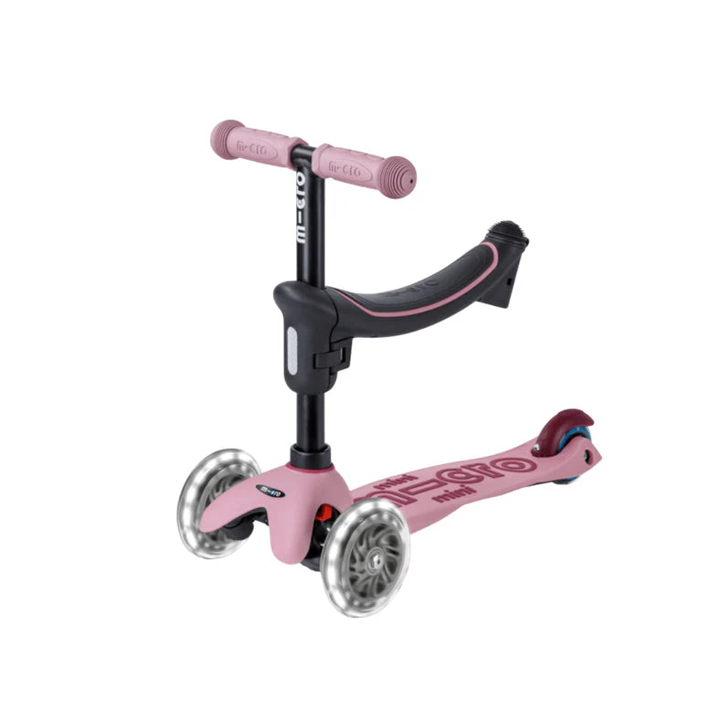 Micro Rock & Go LED Scooter - Dusty Rose