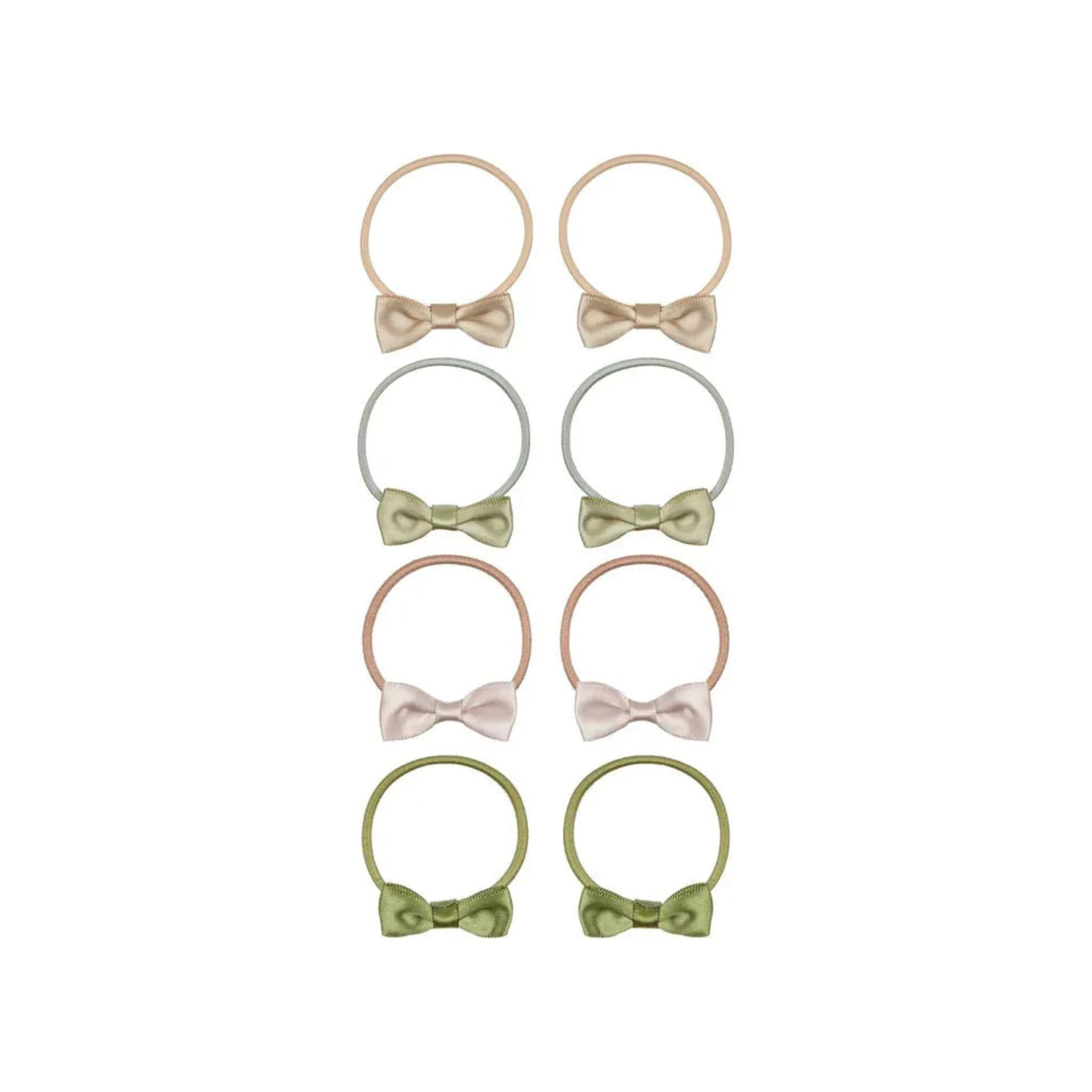Mimi & Lula Satin martha bow ponies Olive