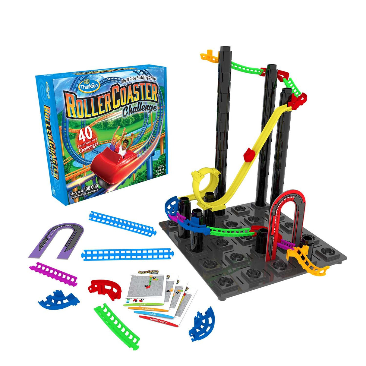 Roller Coaster Challenge - Thrill Ride Building game