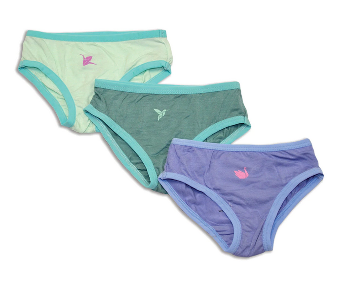 Silkberry Bikini Underwear 3 pack - Mineral/Easter Egg/Bay