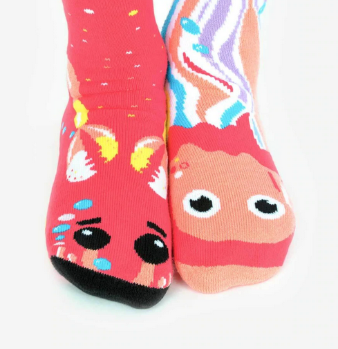 Pals Mismatched Socks - Crab & Jellyfish