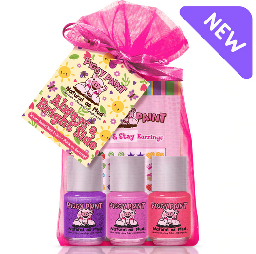 Piggy Paint Always a Bright Side Nail Polishes Gift Set