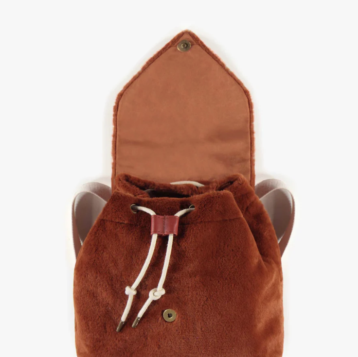 Souris Mini Fox backpack in faux furni