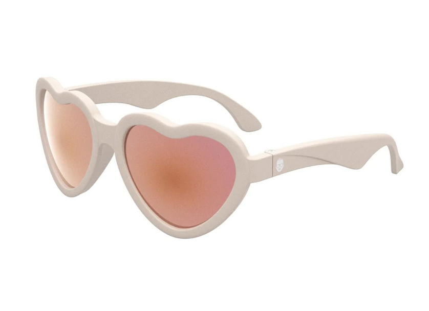 Babiators Polarized Hearts Sunglasses - Sweet Cream