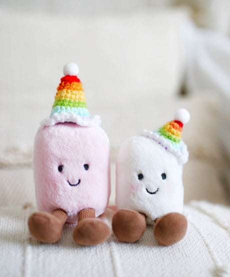 Design & Delight Gifts Rainbow Party Hat Crochet Accessory 🌈🎉✨