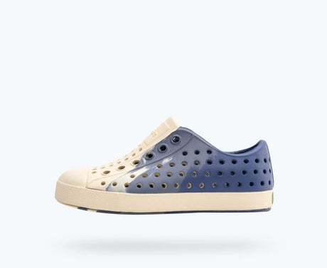 Native Jefferson Bloom Marble Shoes - Ink Bone Marble/ Bone White