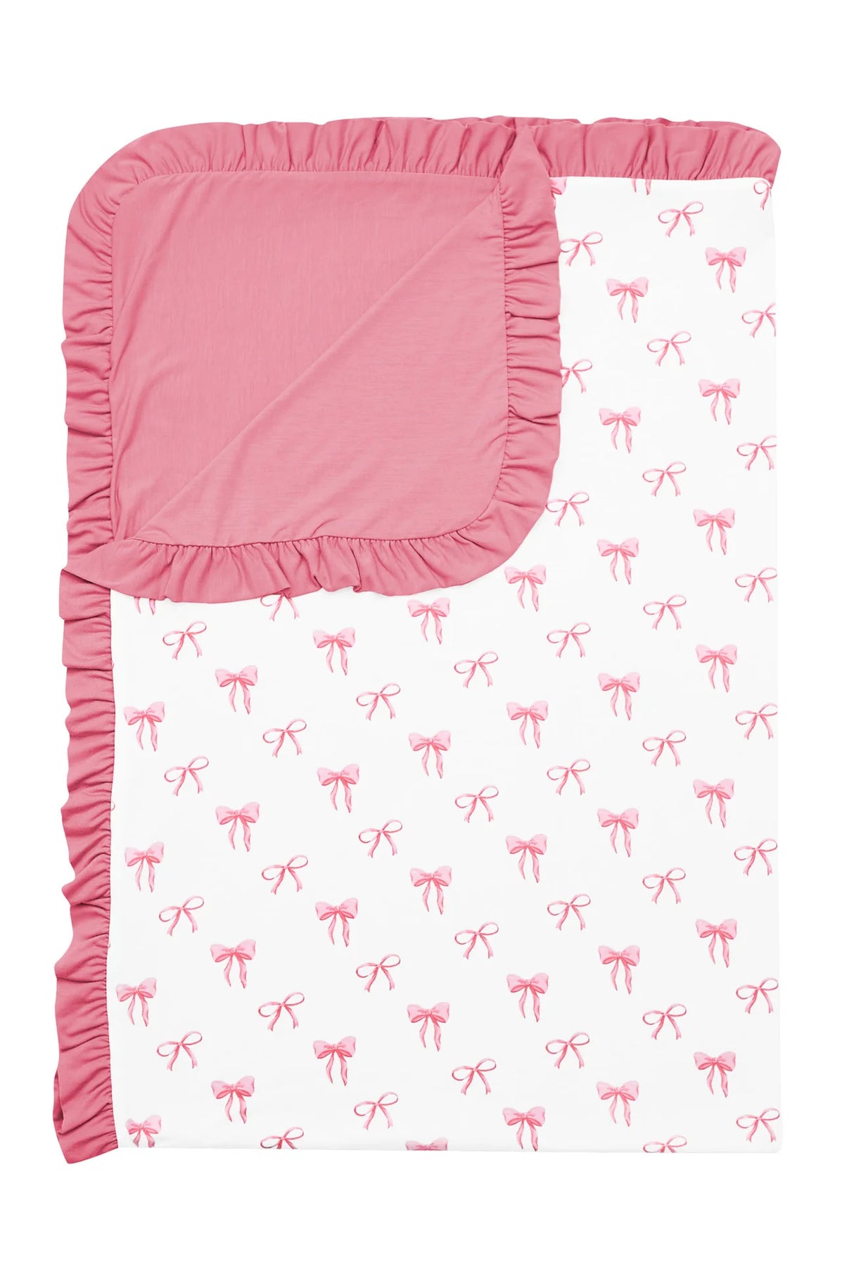Kyte Baby Ruffle Toddler Blanket - Bow 0.5 TOG