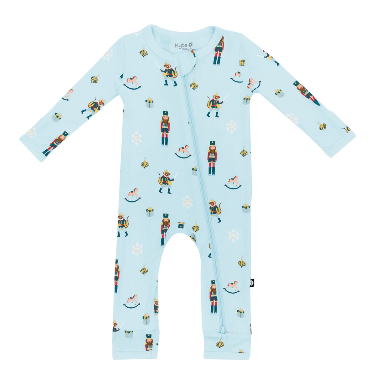 Kyte Baby Zippered Romper in Nutcracker