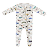 Kyte Baby Zippered Footie - Fast and Fierce