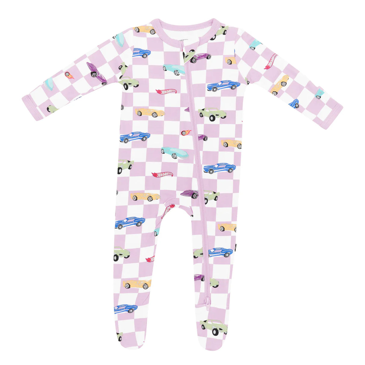 Kyte Baby Zippered Footie - Sparkles and Speed