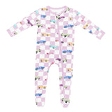 Kyte Baby Zippered Footie - Sparkles and Speed
