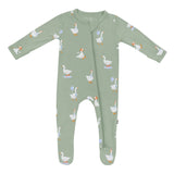 Kyte Baby Zippered Footie - Silly Goose