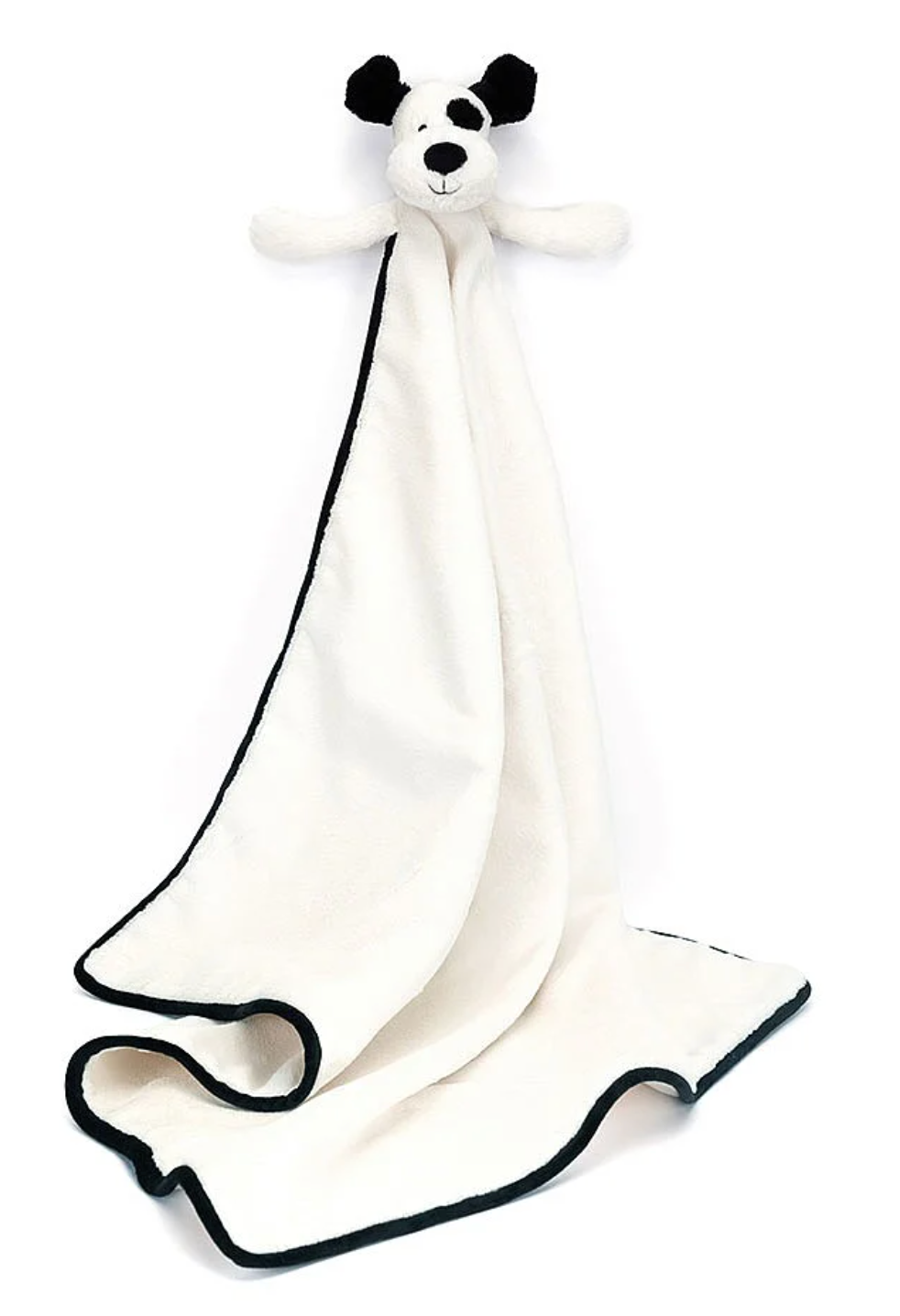 Jellycat Bashful Black & Cream Puppy Blankie