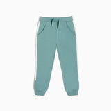 Vintage Teal Track Joggers with White Taping
