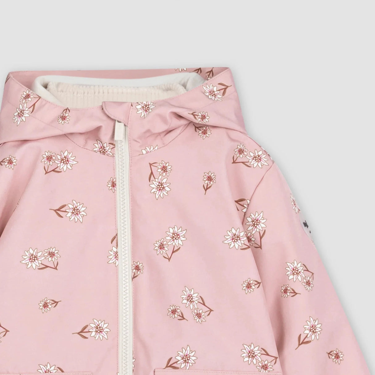 Miles the Label Daisy Print on Rose 3-in-1 Jacket