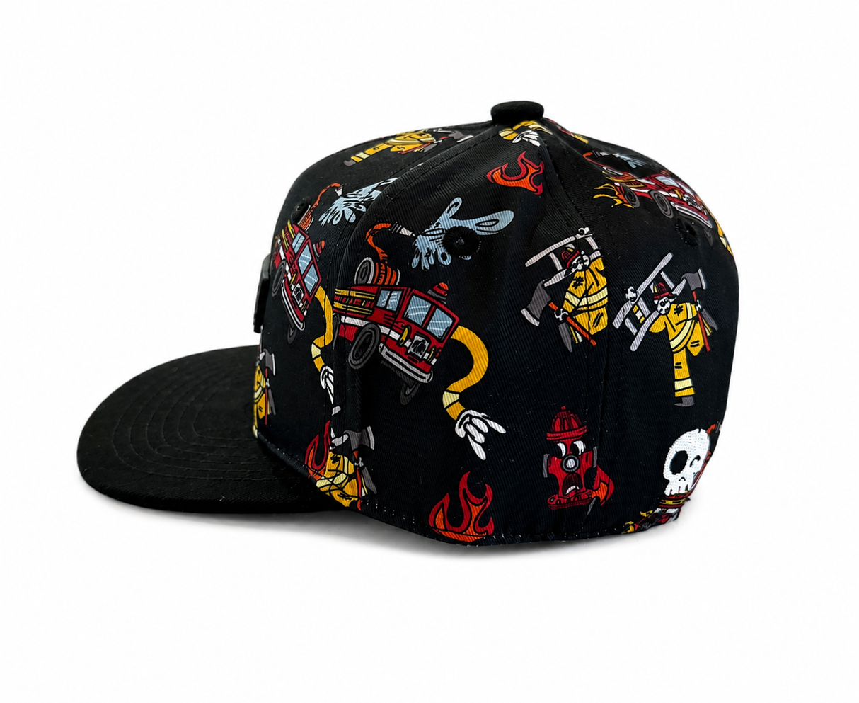 Headster Rescue Snapback - Black