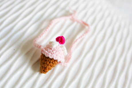 Design & Delight Gifts Sweet Scoop Crochet Crossbody 🍦🎀