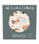 Loulou Lollipop Hooded Towel Set - Llama Adventures