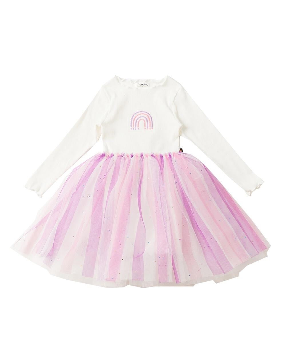 PH Rainbow Glitter Tutu Dress