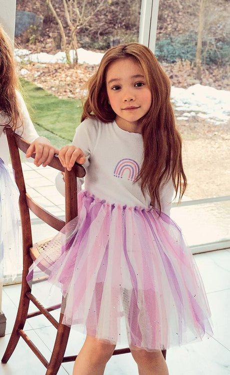 PH Rainbow Glitter Tutu Dress