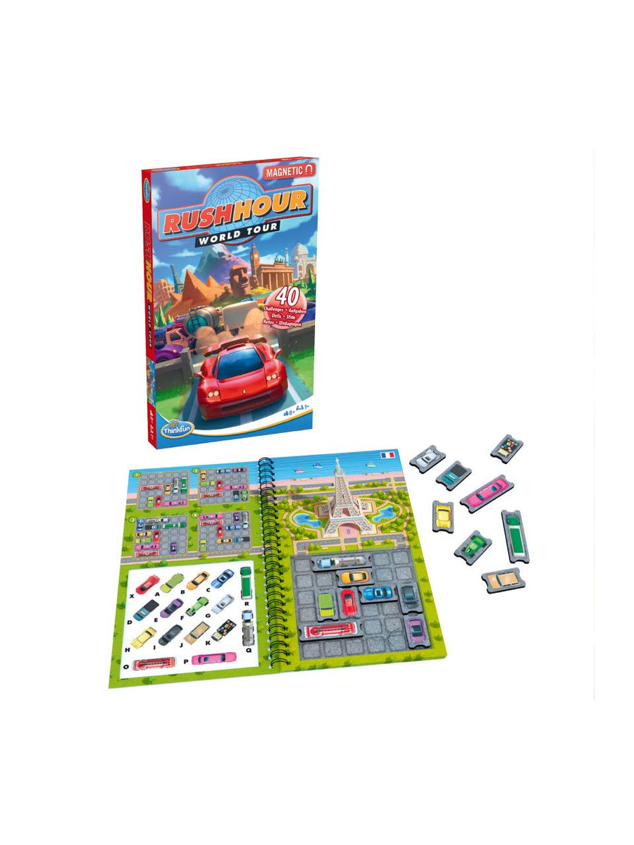 Think Fun Rush Hour Magnetic Travel Puzzle – Mini Wonders Canada