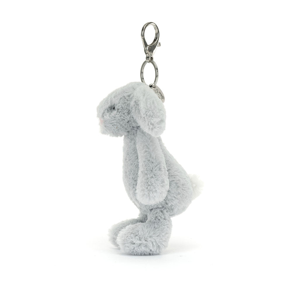 Jellycat Bashful Silver Bunny Bag Charm – Mini Wonders Canada
