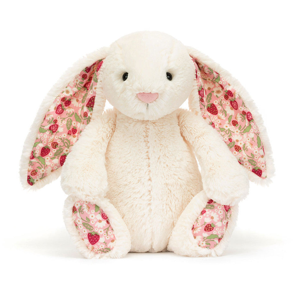 廃盤  Cream Blossom Bunny 新品タグ付き Jellycat Blossom Cream Bunny 'Berry' Original – Mini Wonders Canada