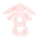 Jellycat Bashful pink Bunny Ring Rattle