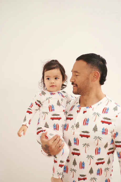 Bambi & Birdie Zipper Sleeper - CALI CHRISTMAS