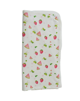 Blara Organic Strawberry Print Blanket 90x90cm
