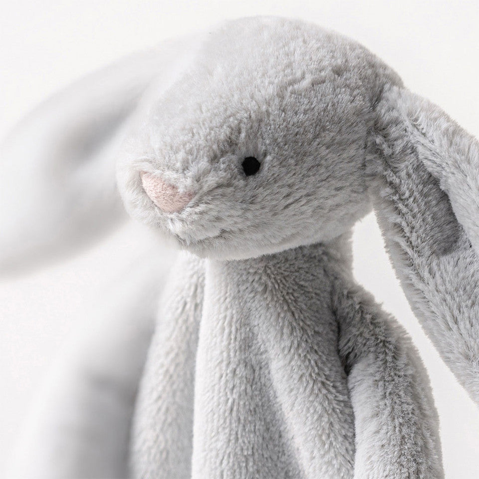 Jellycat Bashful Grey Bunny Comforter