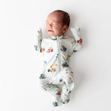 Kyte Baby - Zippered Footie in City Vehicles