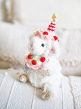 Design & Delight Gifts Strawberry Party Crochet Outfit Set 🍓🎉
