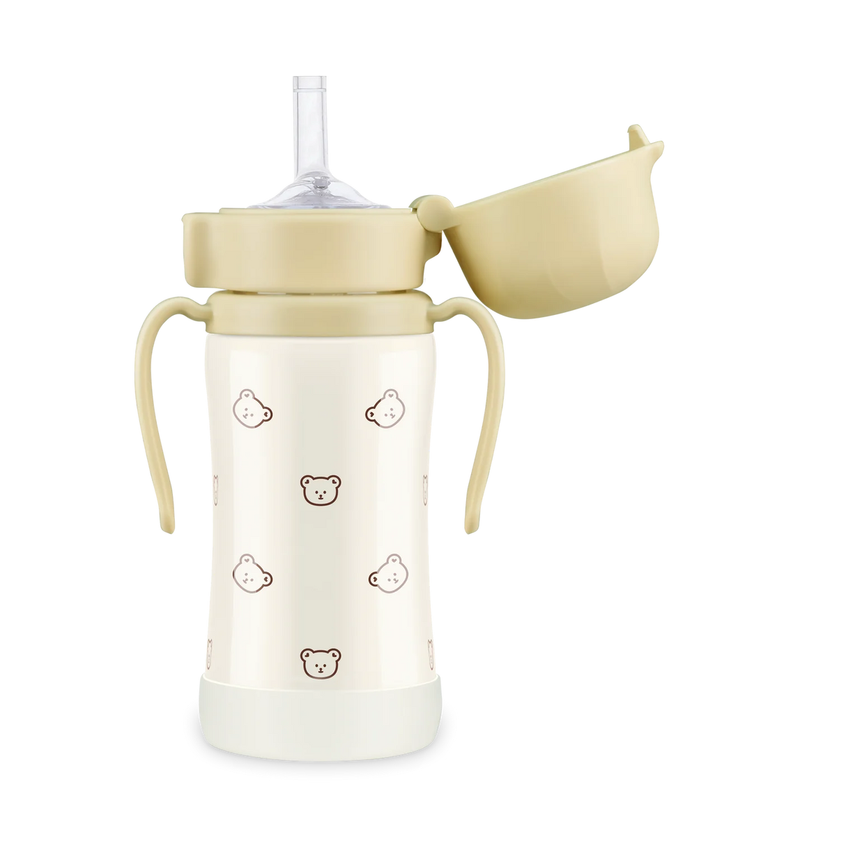 Grosmimi Dotgom Butter Stainless Straw Cup (200mL/300mL)
