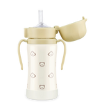 Grosmimi Dotgom Butter Stainless Straw Cup (200mL/300mL)