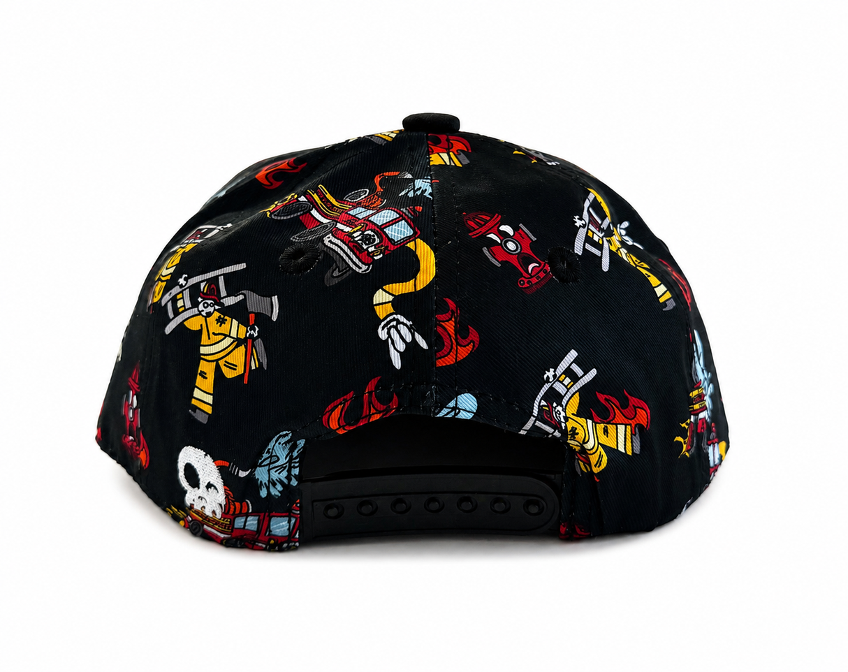 Headster Rescue Snapback - Black
