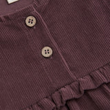 Fixoni Corduroy Romper - Plum