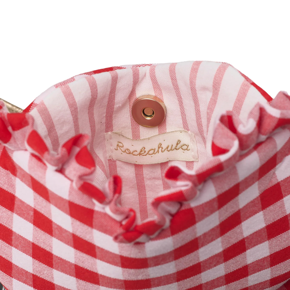 Rockahula Gingham Ruffle Love Heart Bag