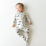 Kyte Baby Zippered Footie - Fast and Fierce