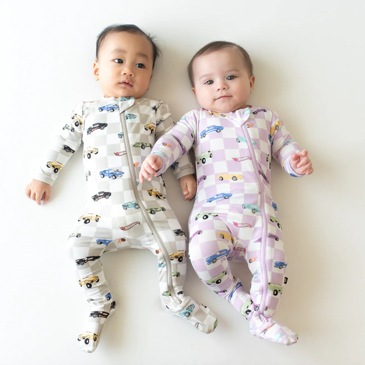 Kyte Baby Zippered Footie - Sparkles and Speed