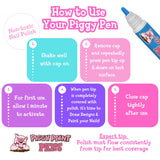 Piggy Paint Nail Polish Pen - Purple Power