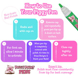 Piggy Paint Nail Polish Pen - Giggly Green