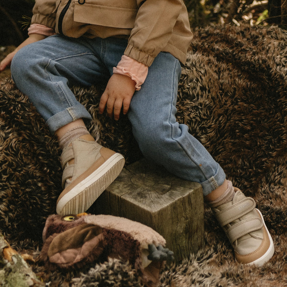Stonz Journey Toddler & Kid Shoes - Dune/Camel