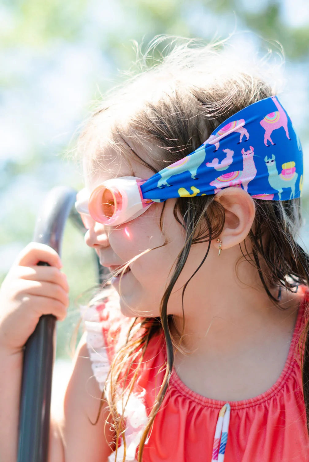 Splash Swim Goggles  -  Llama Fiesta
